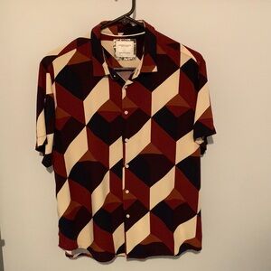 Mens geometric shirt